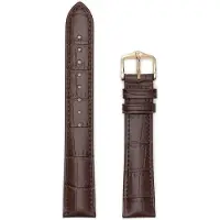 Hirsch 01028010-1-20 Uhren-Armband Duke L 20 mm Leder Dunkelbraun