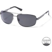 Polaroid P4314 Herren-Sonnenbrille mit Vollrand, Metall