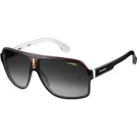 Carrera Aviator Unisex Sonnenbrille Schwarz Weiß Dunkel Grau Gradient