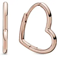 Pandora 288307 Damen-Creolen Asymmetric Hearts of Love