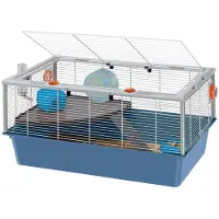 Ferplast Nagetierkäfig CRICETI 15 für Hamster, aus Metall, inklusive Zubehör: Fu