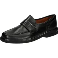 Sioux Peru-J, Slipper, Lamm-Nappa, Schwarz, Extraweite- J, Wechselfußbett 28950 47 1/2
