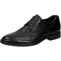Sioux Schnürschuh "Forkan-XL", Herren, Gr. 41.5 (UK 7 1/2), schwarz, Obermaterial: 100% Kalbsleder CAL. 100% Gummi rubber., Schuhe Schnürschuh