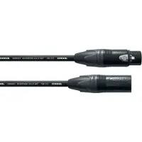Cordial CPM 1.5 FM, XLR (3-pin), Weiblich, XLR (3-pin), Männlich, 1,5 m, Schwarz