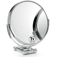 DECOR WALTHER Schminkspiegel SPT 50/V Stand Chrome (7x magnification)