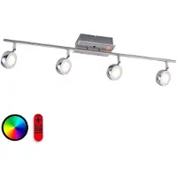 Leuchten direct Leuchten Direkt LED Deckenstrahler Lola 24W 2240lm CCT RGB Farbwechsel mit Fernb...