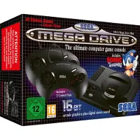 PLAION Mega Drive Mini, Mega Drive, Schwarz, 16 Jahr(e), Gamepad, HDMI, USB