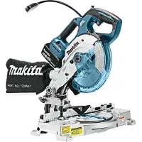 Makita DLS600RTE Akku-Kapp und Gehrungssäge 18 Volt 5.0 AH Li-ion