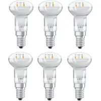 Osram 6 x LED Filament Star R39 Reflektorlampe 1,6W = 12W E14 110lm warmweiß 2700K maxi flood 90°