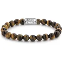 Rebel & Rose RR-80042-S Herren-Armband Stones Tiger Lily 8 mm