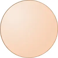 AYTM Circum Spiegel Ø70 Bernstein - , Circum, Orange, Holz, Design