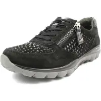 Gabor 96.968 Damenschuhe - sportliche Schnür- Halbschuhe schwarz NEU