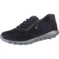 Gabor RollingSoft Damenschuhe - sportliche Schnür- Halbschuhe blau Freizeit