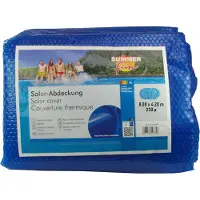 Summer Fun 501550009, Pool-Solarabdeckung, Oval, Blau, 7920 mm, 4160 mm, 0,23 mm