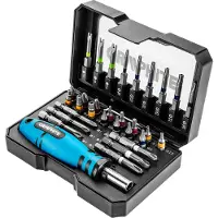 Graphite 31 tlg. Profi Bit-Schraubendreher-Set S2