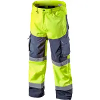 GRUPA TOPEX Softshell-Warnschutzhose mit Reflektionsstreifen neongelb XXXL