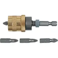Topex Bit holder with limiter 1/4 5 pcs. 39D340
