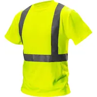 GRUPA TOPEX Warn-T-Shirt, gelb, Grösse XL