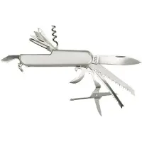 Topex Taschenmesser mit 11 Klingen, Edelstahl