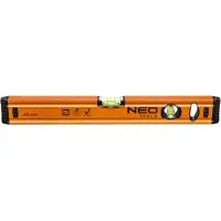 Neo Tools Aluminium-Wasserwaage 40 cm, 2 Libellen