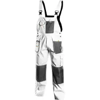 GRUPA TOPEX Profi Arbeitslatzhose weiß/grau (neo) XL/56