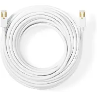 Nedis CAT6-Netzwerkkabel - RJ45 Stecker - RJ45 Stecker - F/UTP - 10.0 m - Rund - LSZH / PVC - Weiss - Verpackung mit Sichtfenster