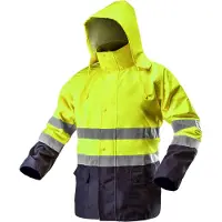 Neo Tools Warnschutz Regenjacke EN ISO 20471 neongelb XL