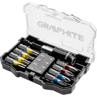Graphite Stahl-Bit-Set, 10-teilig