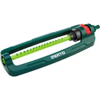Verto 15G770 Wassersprenger Oszillierender Wassersprenger Kunststoff Grün