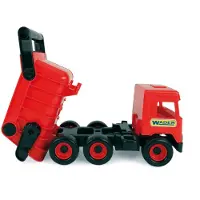 Wader MIDDLE TRUCK Kipper rot-schwarz im Schaukarton
