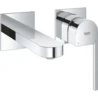 GROHE Plus, Chrom, Metall, Wand, Hebelgriffe, Einzelbild