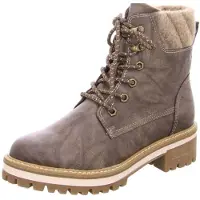 Tamaris Damen Schnürstiefeletten in Braun, Größe 38