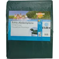 Summerfun Abdeckplane für 500cm Rund Pools und Schwimmbecken - 160 g/m² extra Winterschutz und Ganzjahresabdeckung