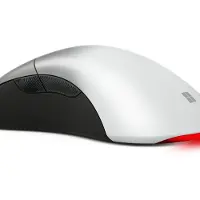 Microsoft Pro IntelliMouse, rechts, USB Typ-A, 16000 DPI, Blau, Weiß