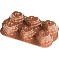 Nordic Ware Tiered Heart Cakelet Pan