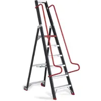 Altrex Taurus Stufenstehleiter mit Rollen TME 11 Stufen