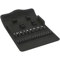 Wera 05136467001, Schwarz, Textil, China, 185 mm, 90 mm, 52 mm