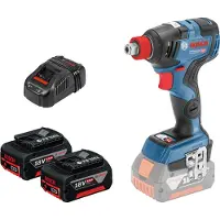 Bosch GDX18V-200C Akku-Schlagschrauber 2x5Ah 18V Li-Ion mit L-Boxx