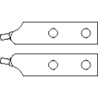 Gedore E-8000 J 51 Ersatzspitzen-Paar gewinkelt Ø 3,5 mm, 5704780