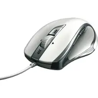Hama Torino, Linkshändig, Optisch, USB Typ-A, 1200 DPI, Silber, Weiß