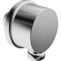Hansa Wandanschlussbogen, rund, chrom