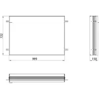 Emco 949700018 Einbaurahmen prime2 00018