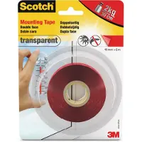 3M -Fix Transparentes Montageklebeband 19 mm x 5 m