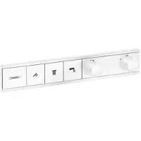 Hansgrohe Thermostat RainSelect f UP-Thermostat 3 Verbraucher mattweiß mattweiß Unterputz Fertigset 3 Verbraucher