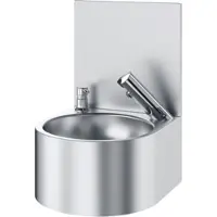 Delabie WT SXS kpl. m. elektron. Ventil u. Rückwand Edst. 1.4301 sat.