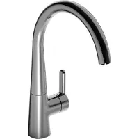 Hansa Spültisch-Einhebelmischer HANSADESIGNO Style Heb. seitl., schwenkb., Ausl. 219mm, chr
