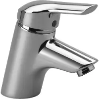 Ideal standard Waschtischarmatur Ceraplan ohne Ablaufgarnitur H75, Ausladung 103mm BD210AA Chrom