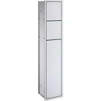 Emco WC-Modul ASIS Public 150 Unterputz, 809mm Tür rechts, aluminium