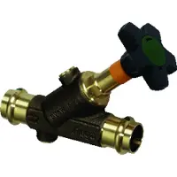 Viega 18mm Easytop XL KRV Skr?s?deventil i R?dgods / Siliciumbronze model 2238.5