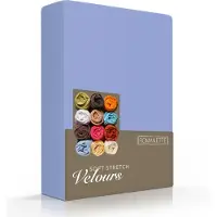 Romanette Spannbettlaken Lavendel (Velours)-1-person (80/90 x 200/210/220 cm)